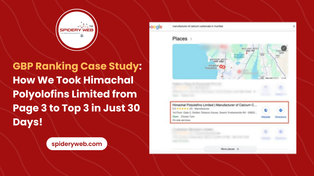 GBP Case Study: Himachal Polyolefins From Page 3 to Top 3 in 30 Days